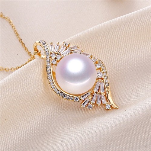 Enorme collana pendente perle - collana,