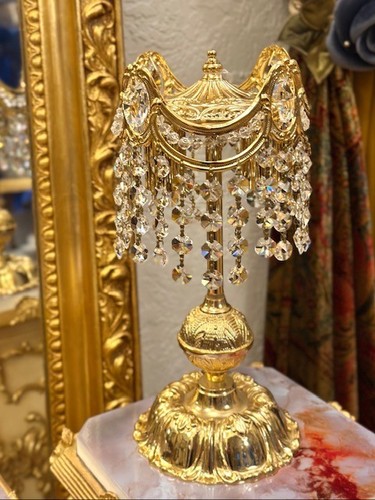 Lampada tavolo cristallo - tavolo,